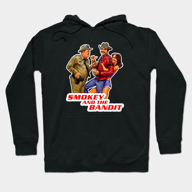 Smokey and the Bandit - Buford, Bandit & Frog Hoodie by RetroZest